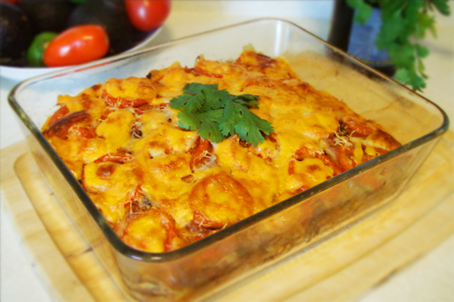 Gluten free Vegetarian Mexican Lasagna recipe photo
